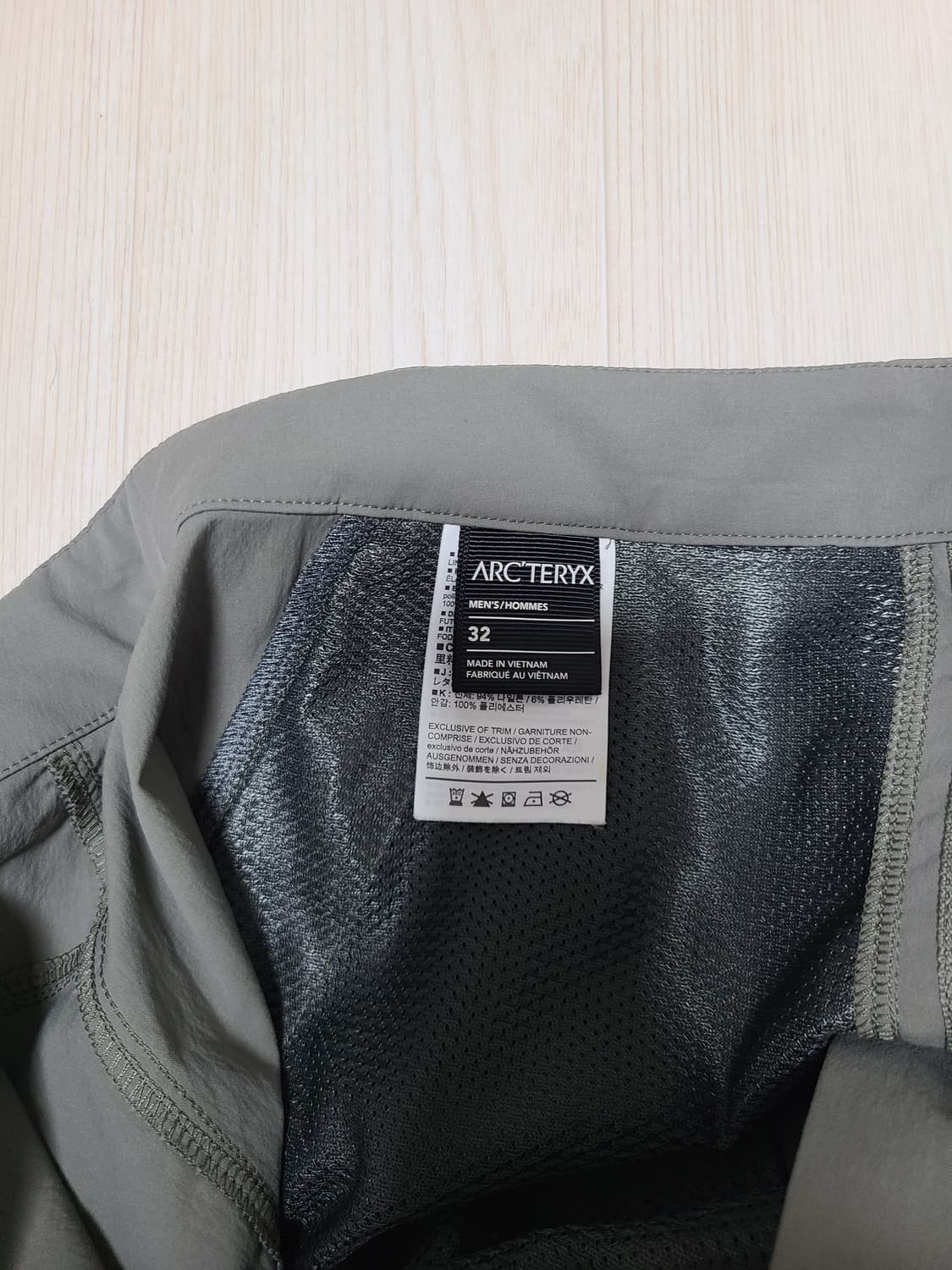 아크테릭스 감마 퀵드라이 남32  숏 11인치 팬츠 포리지 상품이미지4