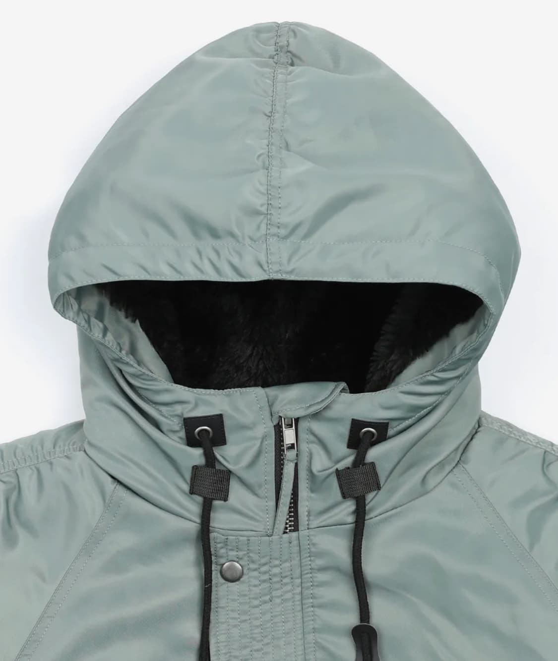 글랙 GJ107 리워크 N2B 나일론 숏 파카(SAGE GREEN) 상품이미지4