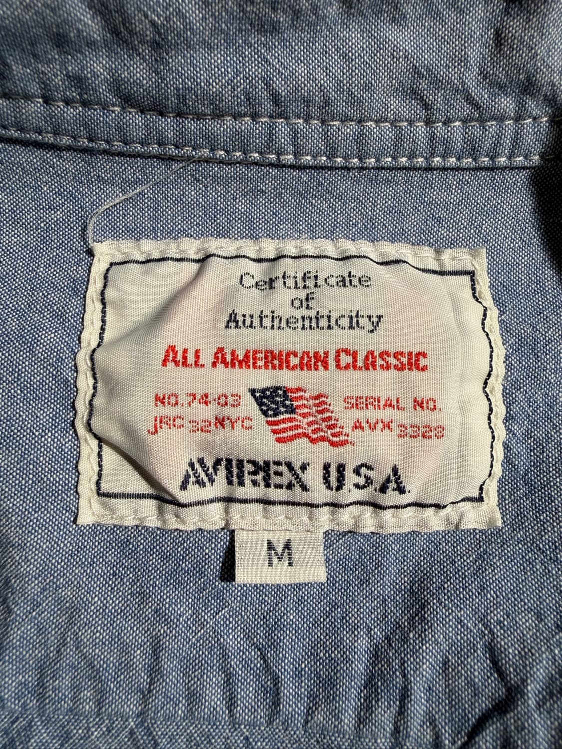 Avirex USA Chambray Shirt 상품이미지5