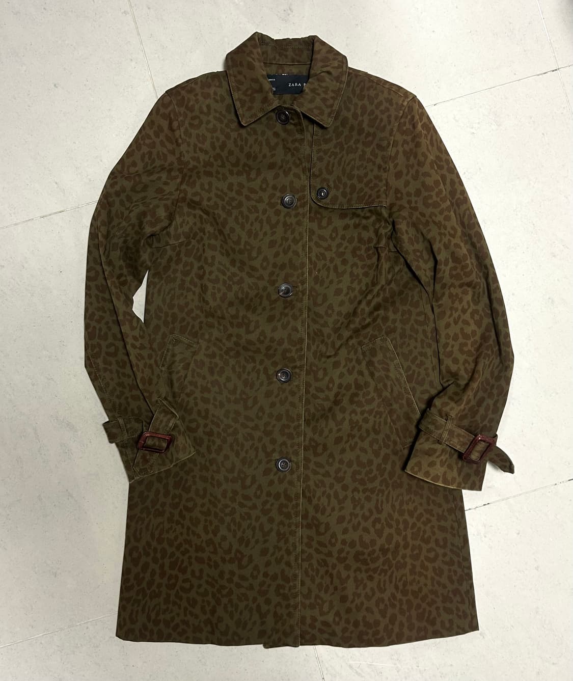 ZARA 레오파드 코트 상품이미지1
