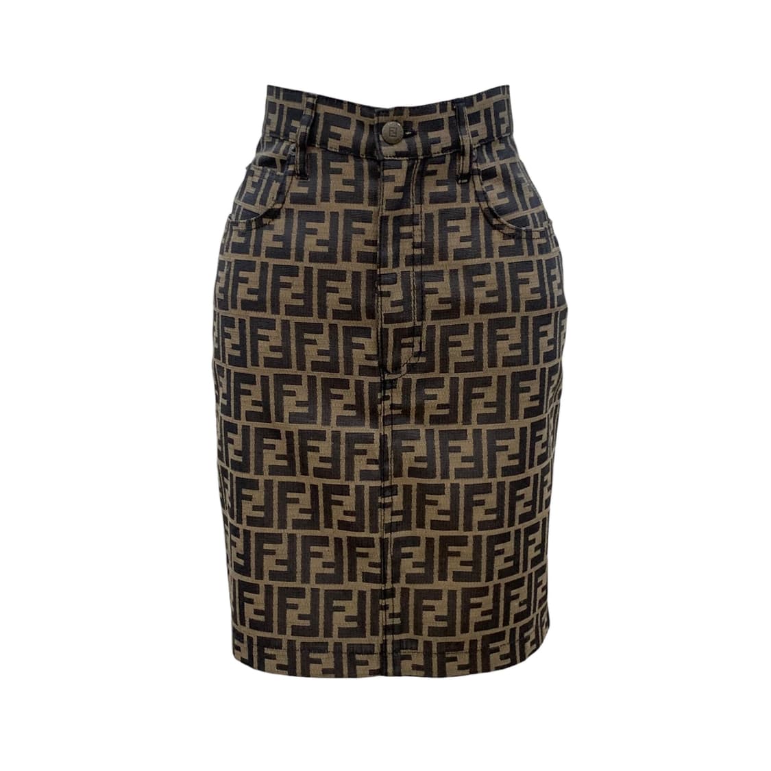 펜디 FF 주카 패턴 미디 스커트 상품이미지1