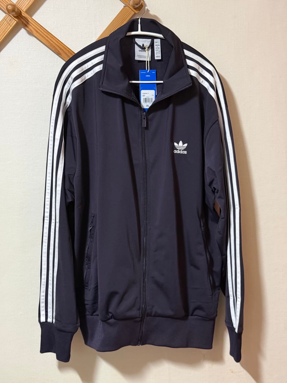 아디다스 파이어버드 트랙탑 오로라 블랙 XL사이즈 새제품 상품이미지1