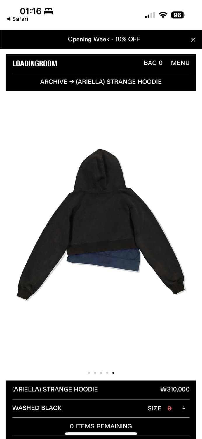 로딩룸 후드티 STRANGE HOODIE 상품이미지4