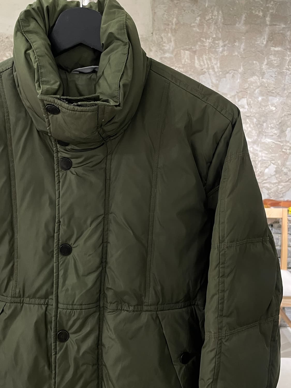겐조 모스 그린 나일론 패디드 자켓 상품이미지3