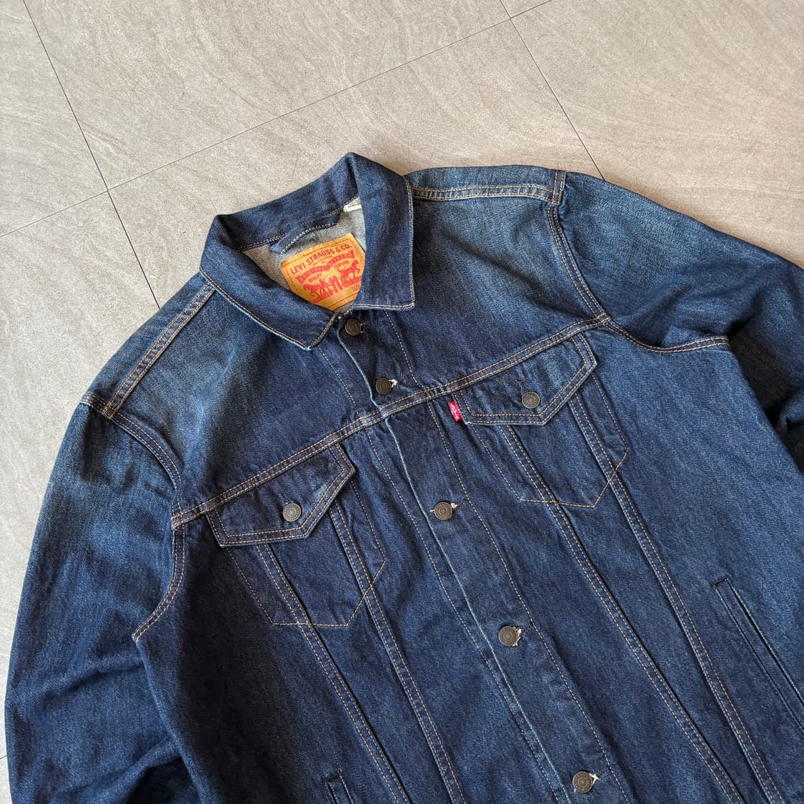 리바이스 정품 청 데님 자켓  상품이미지2