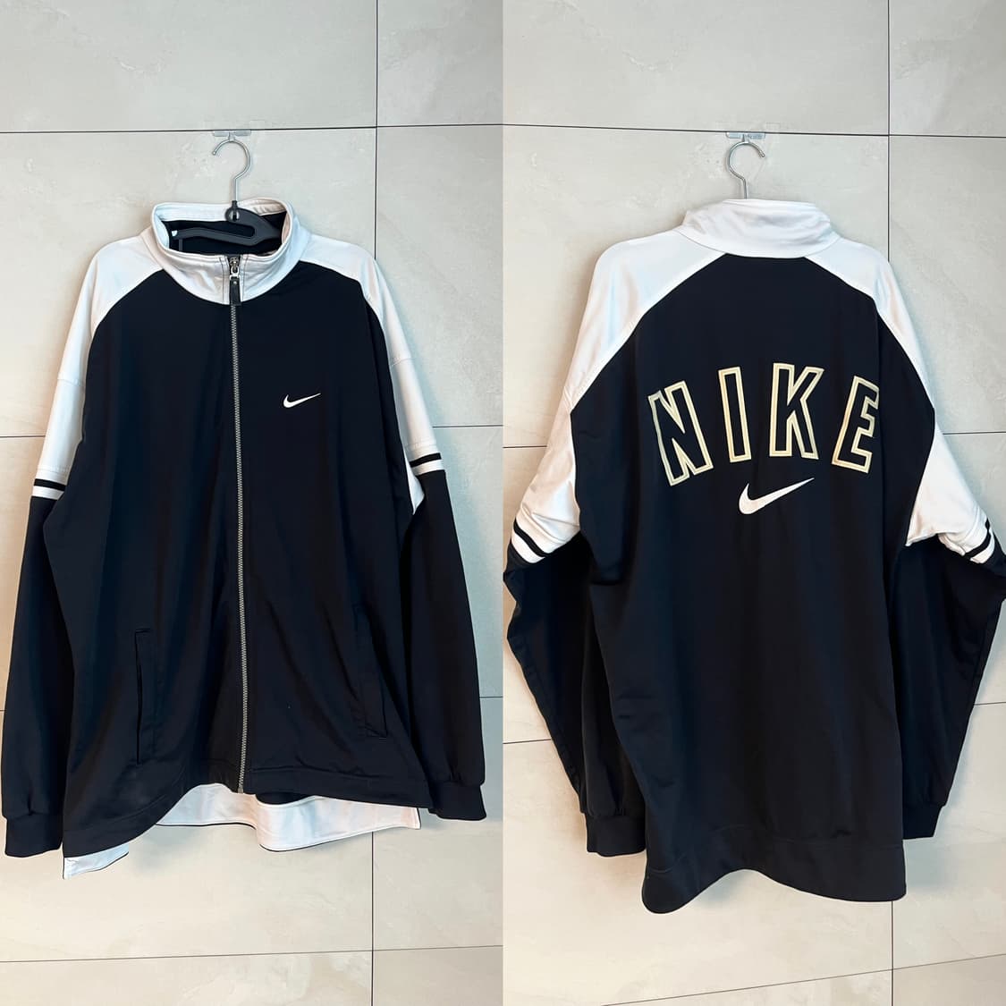 [해외/XL] 00s 나이키 올드스클 져지 집업 상품이미지1