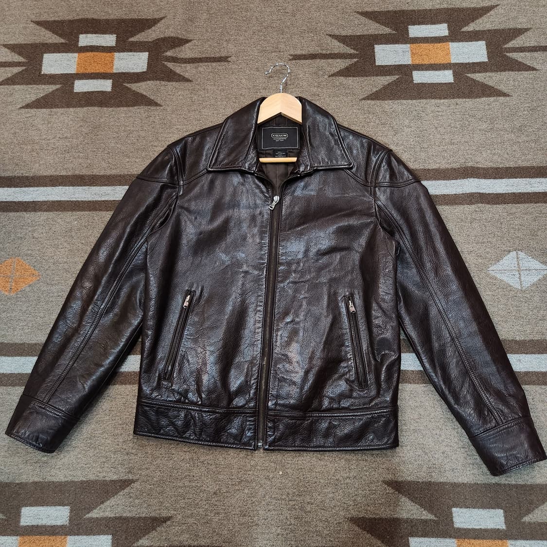 Coach 올드 코치 헤비 소가죽 스포츠 자켓 95~100 상품이미지2