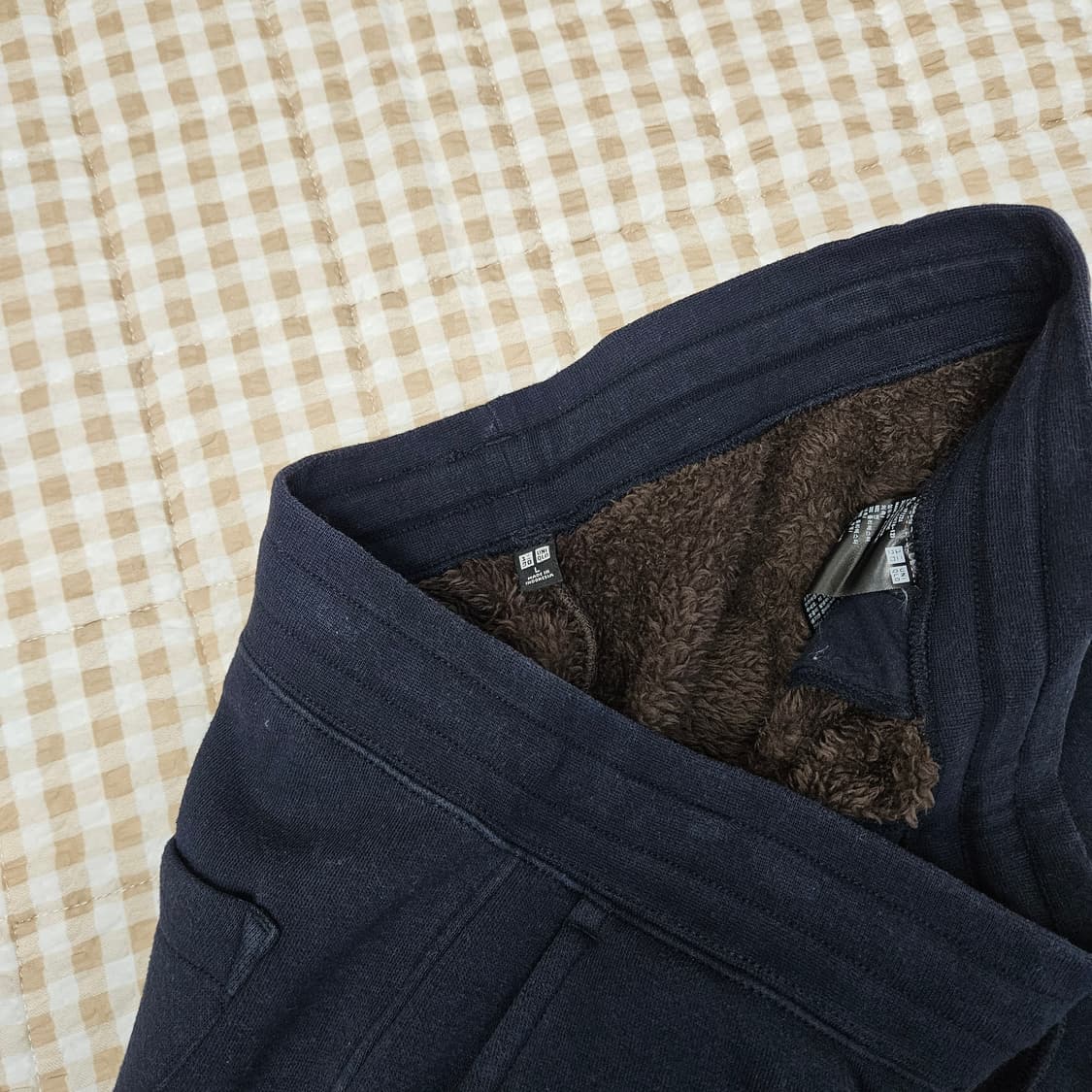 유니클로 기모 밴딩 조거팬츠 남자32~33 상품이미지2