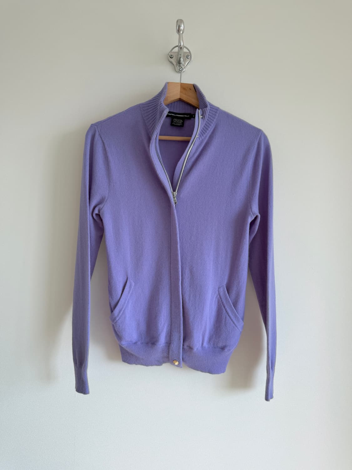 랄프로렌 골프(RALPH LAUREN GOLF) 캐시미어 니트 집업 상품이미지1