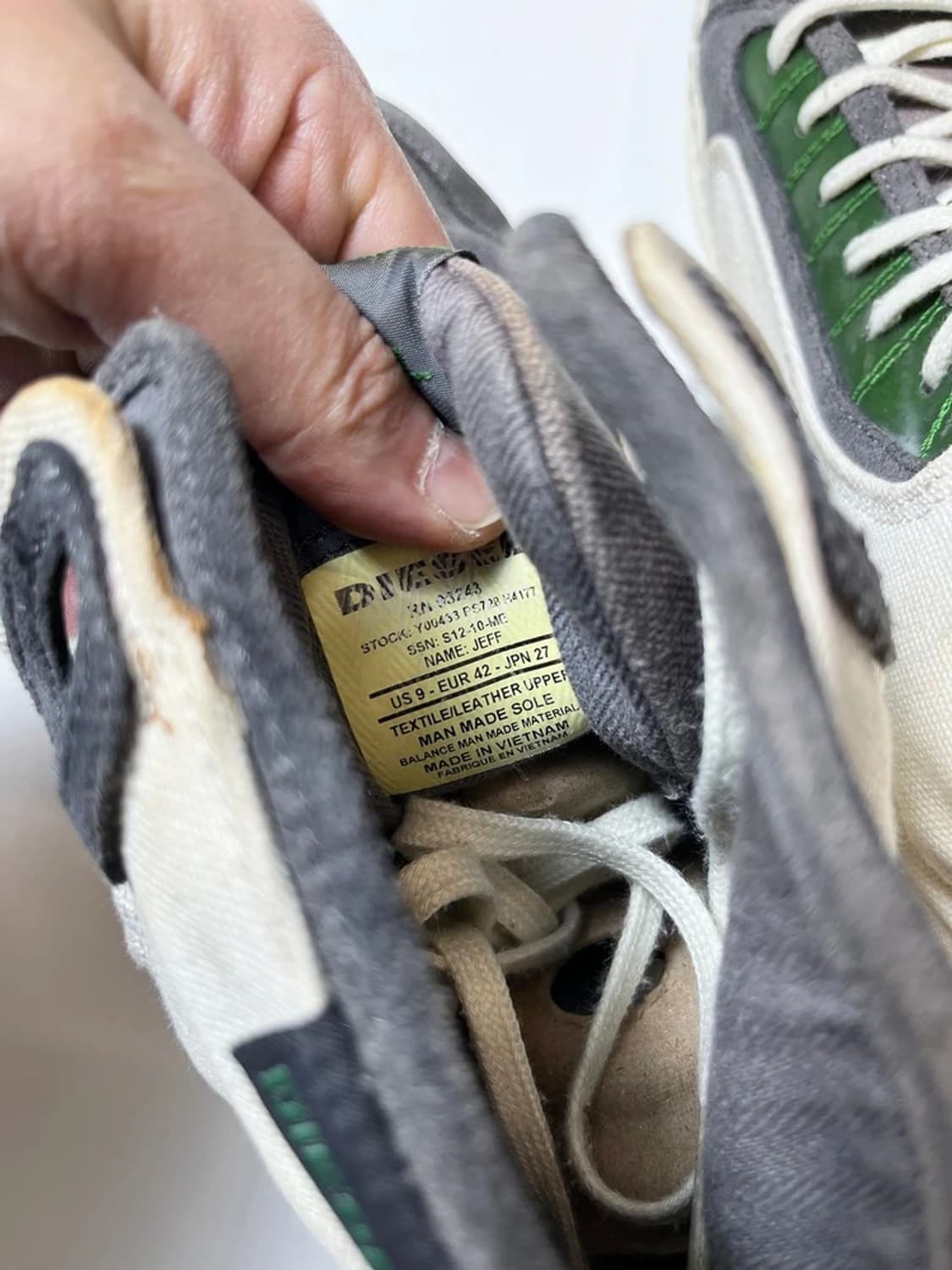 디젤 00's 바이크 배색 하이탑 스니커즈 Q1406 상품이미지10