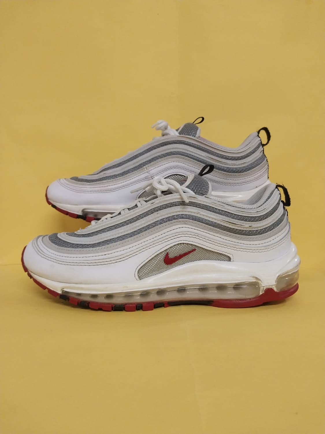 남성 나이키 에어맥스 97 화이트실버 운동화 (250) 상품이미지1