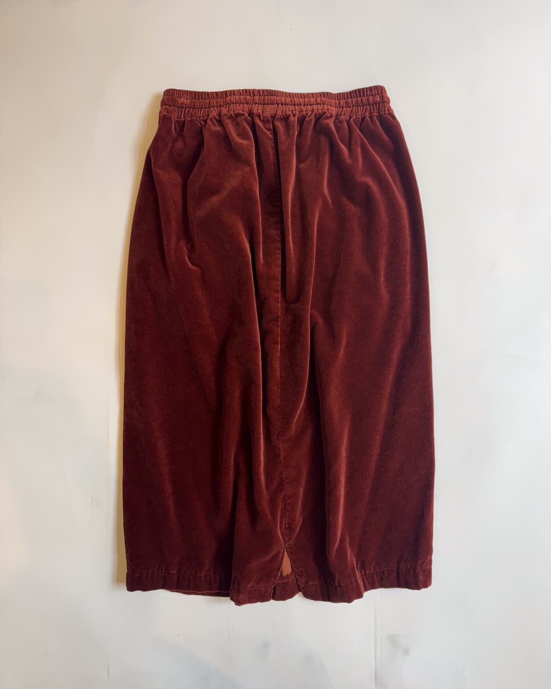 Burgundy brown Corduroy Wide Pants 상품이미지3