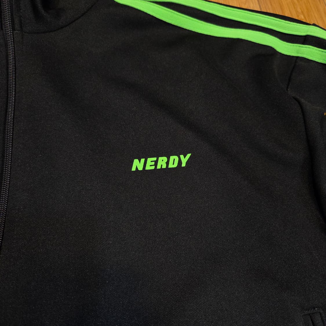 널디 네온그린 트랙탑 져지 (실XL)
 상품이미지2