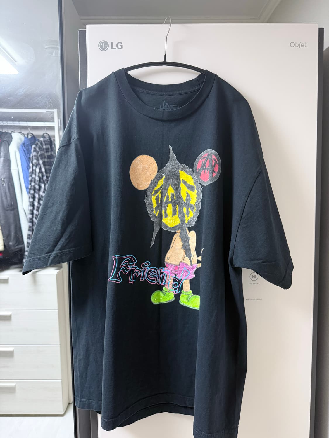 트래비스 스캇 X 세인트 미카엘 유토피아 2B 블랙 XXL 상품이미지1