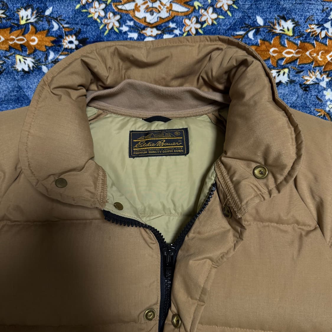 빈티지 80s USA 에디바우어 카라코람 푸퍼자켓 패딩 상품이미지3