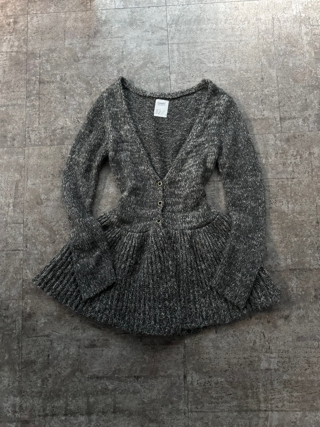 울 블렌디드 니트 가디건 상품이미지3