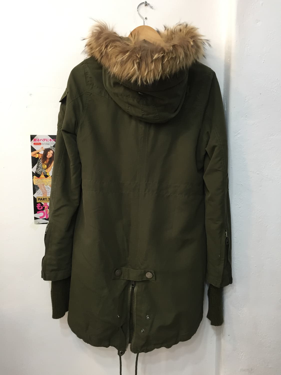 빈티지 퍼 토글 야상 사파리 자켓 상품이미지10