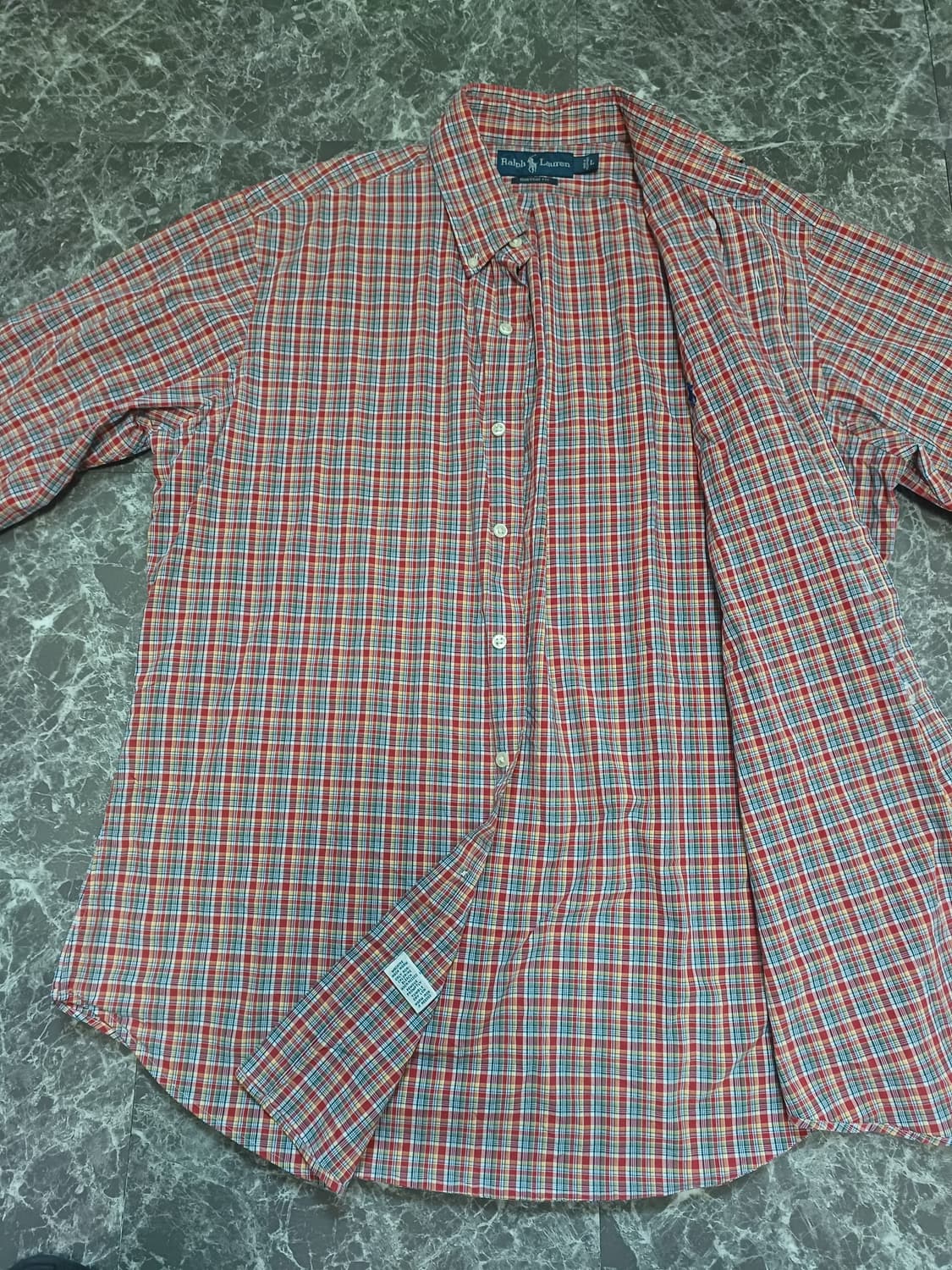 Ralph Lauren 클래식 체크 셔츠 L 상품이미지3