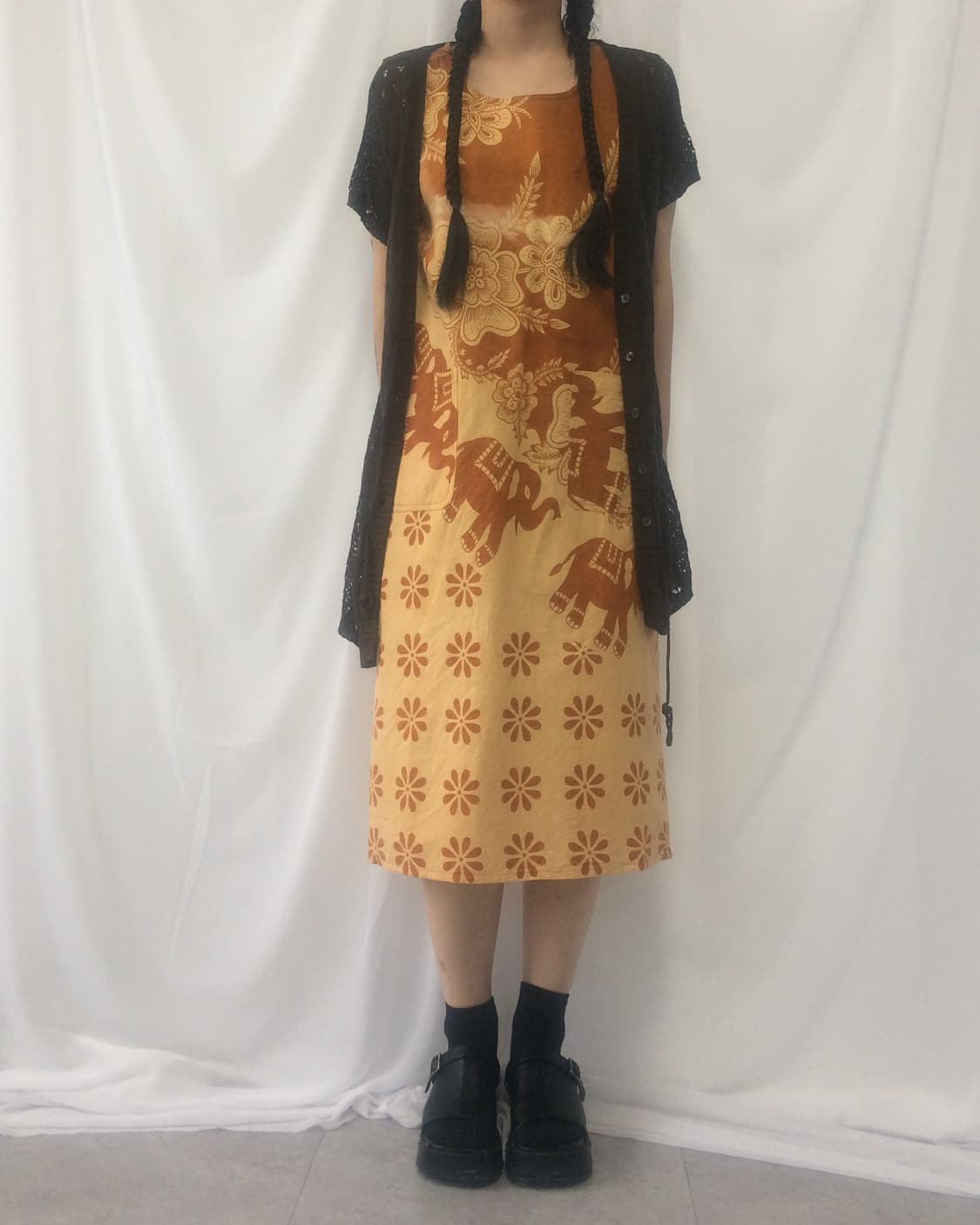 Ethnic pattern apron 상품이미지1