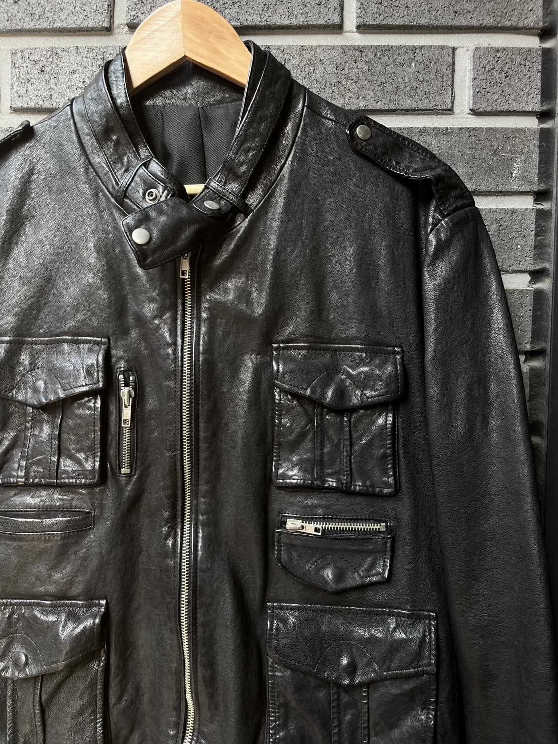 90s lambskin 양가죽 자켓 상품이미지1