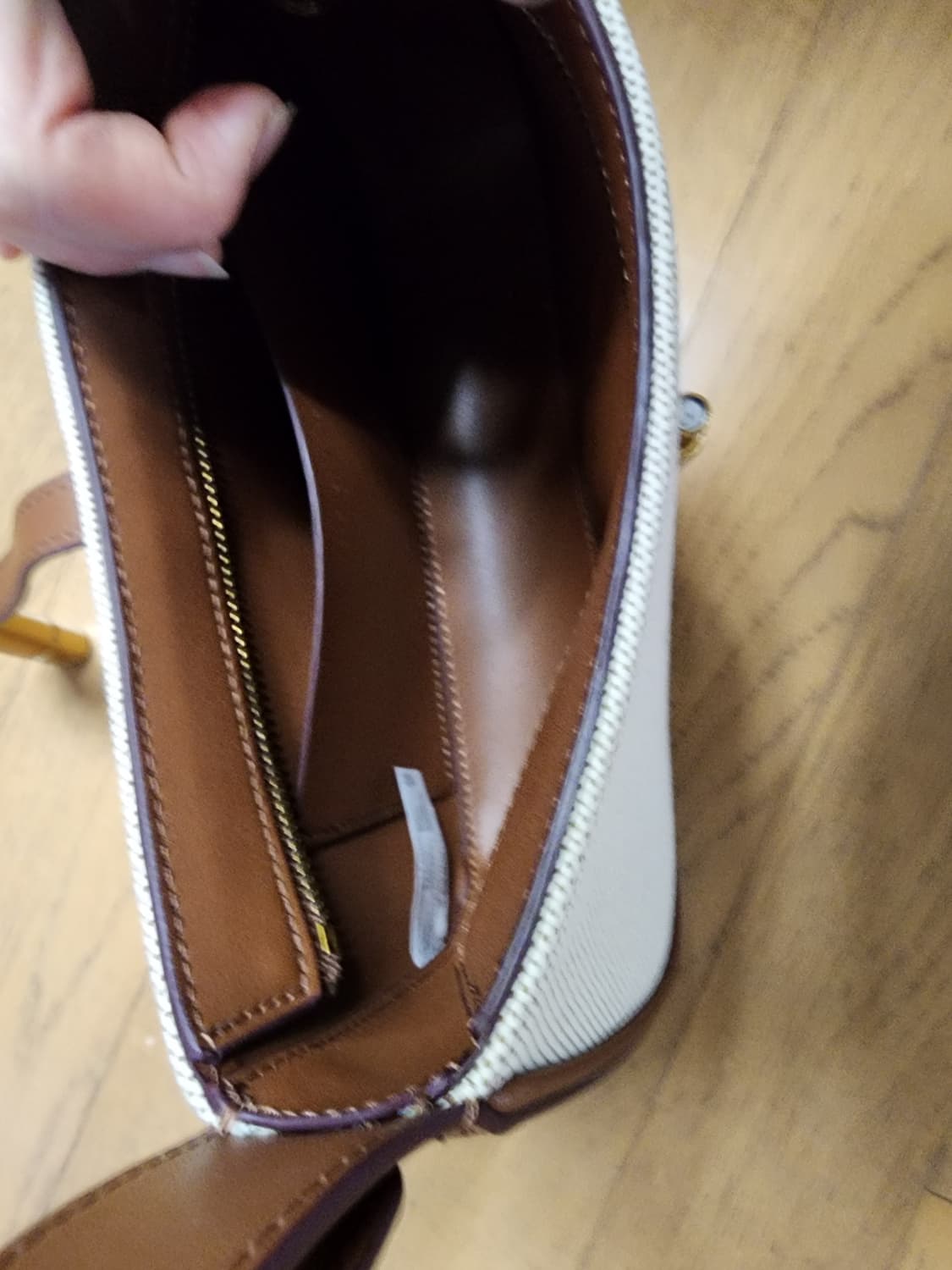 찰스앤키스 캔버스 호보백 아이보리 상품이미지3