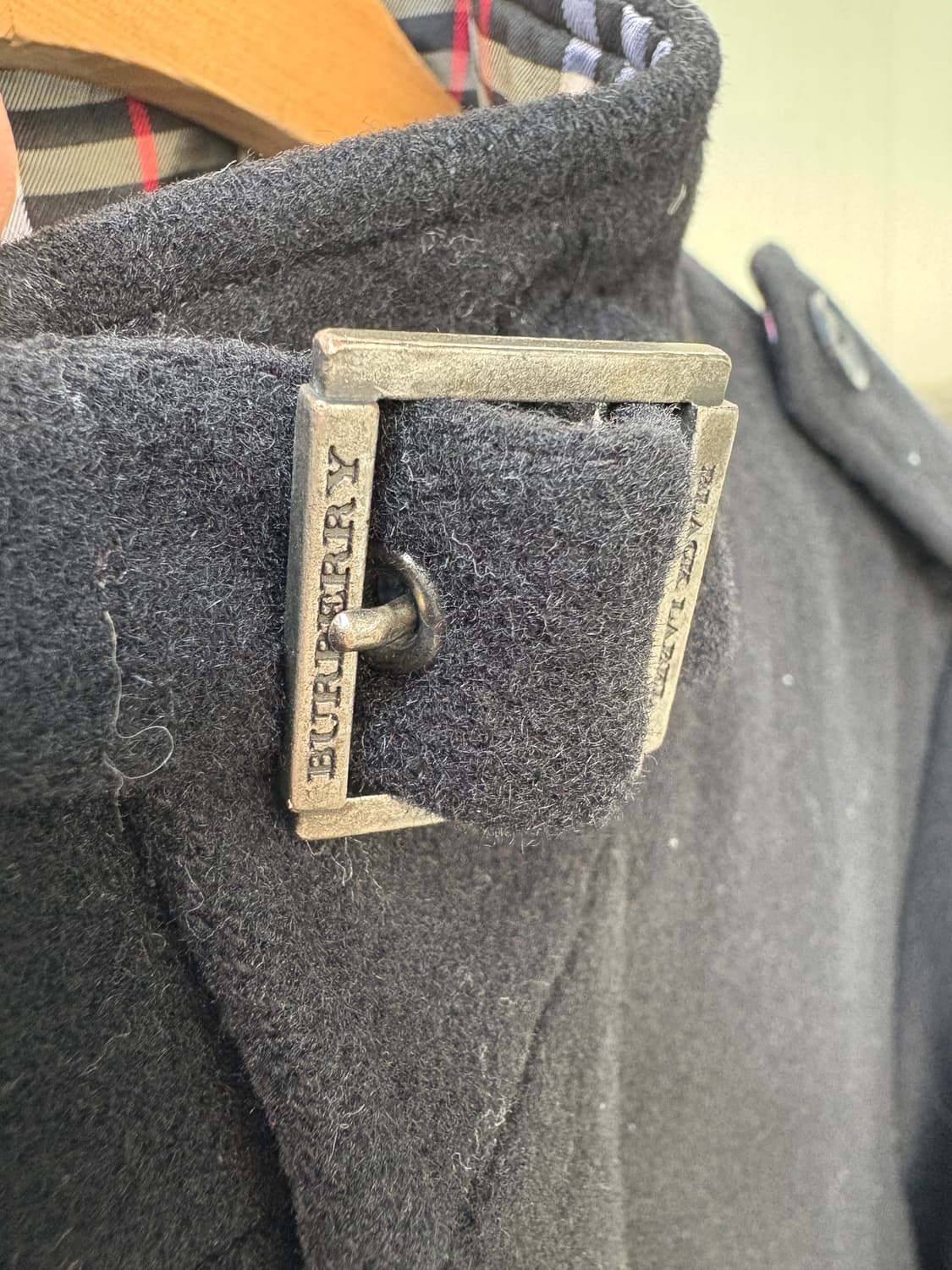 버버리 블랙라벨 울 코트 상품이미지6