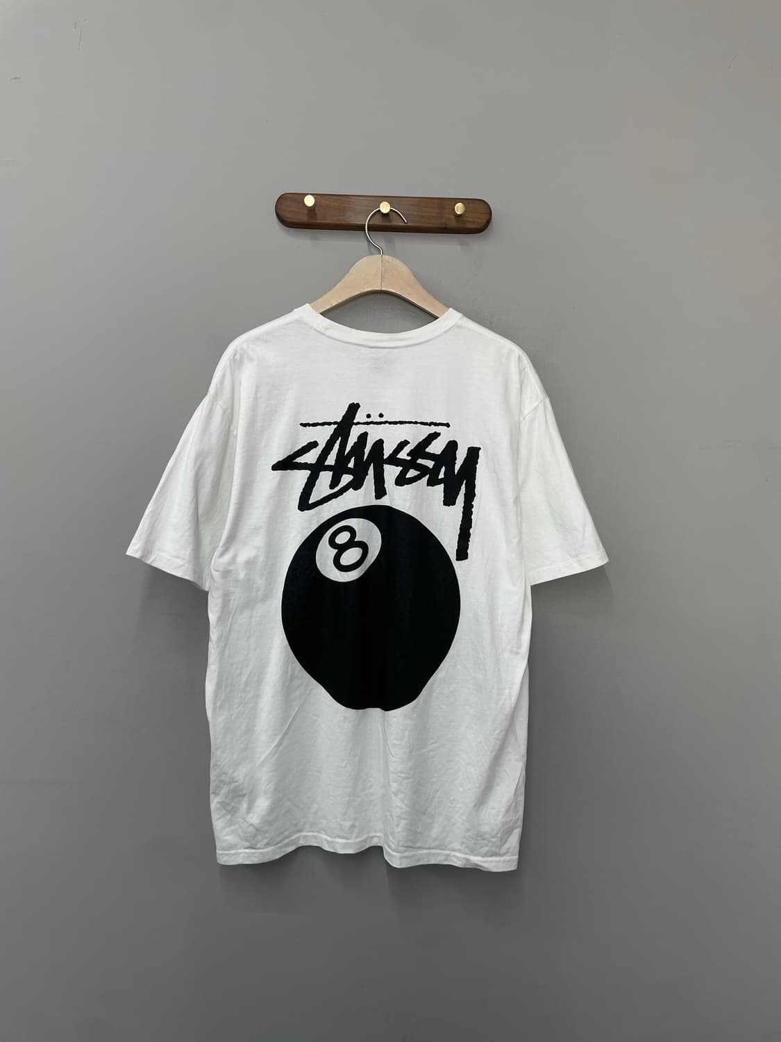 스투시 8핀 화이트 반팔 H2575 상품이미지5