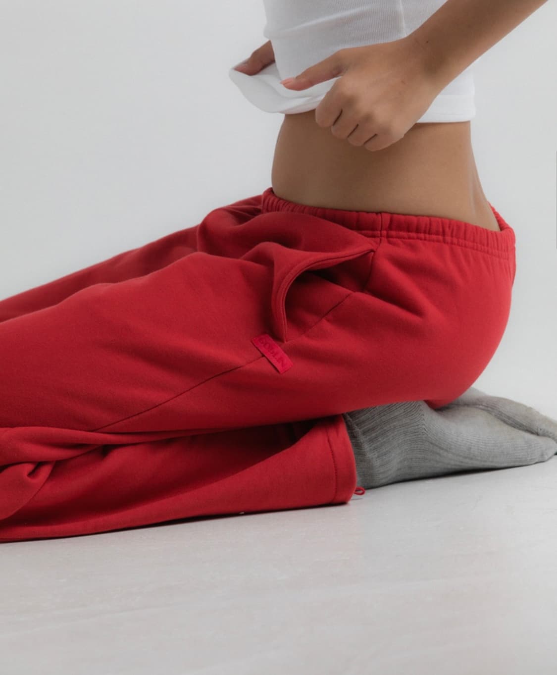 Boyfriend Sweatpants(Red) 상품이미지1