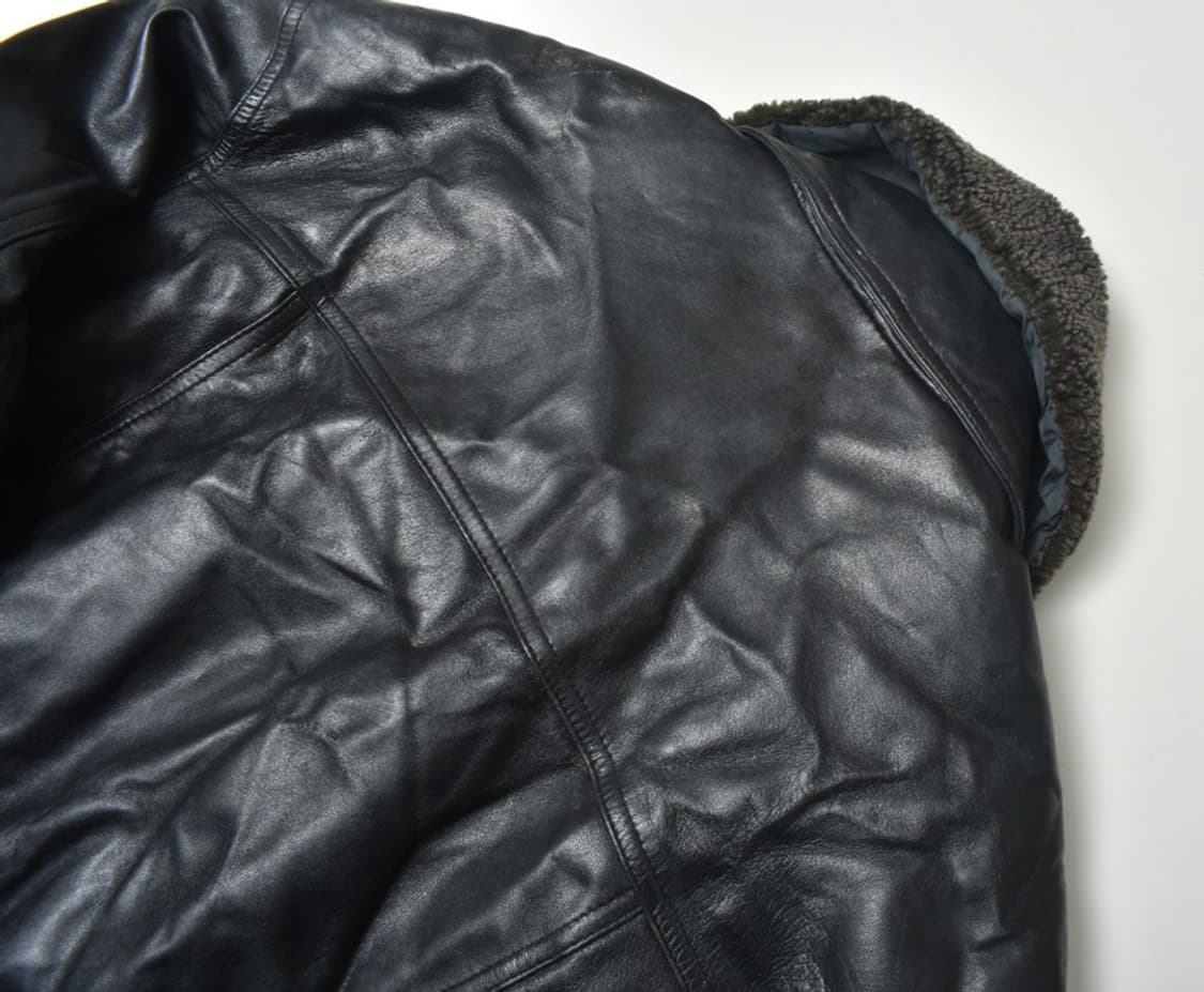 90S 양가죽 항공점퍼 블루종 자켓 105 N1220 상품이미지6