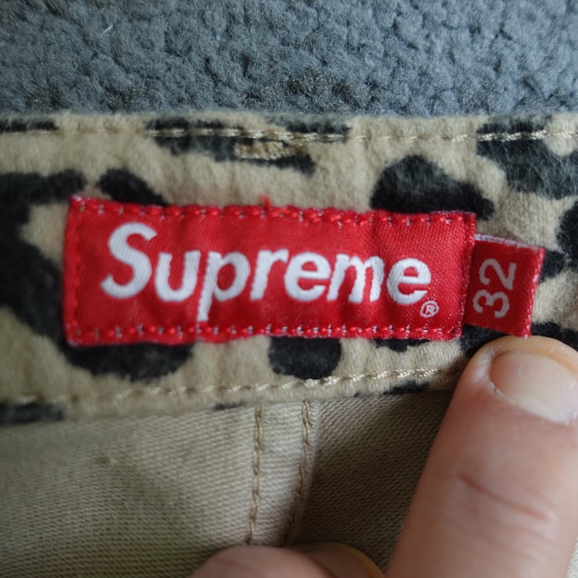 슈프림 몰스킨 더블니 팬츠 32 상품이미지9