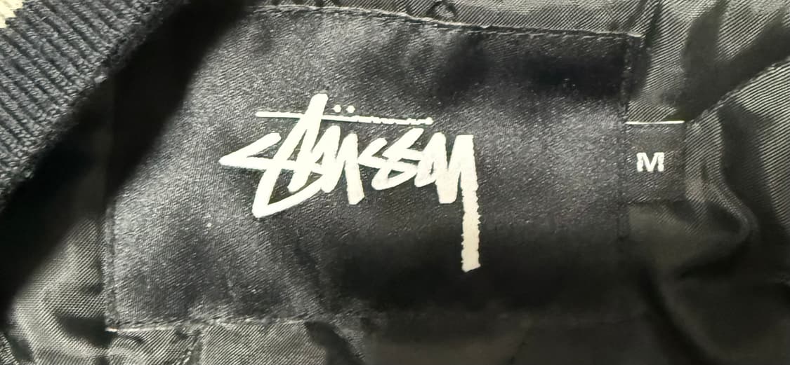 90‘s 올드 스투시 바시티자켓 (M) 상품이미지5