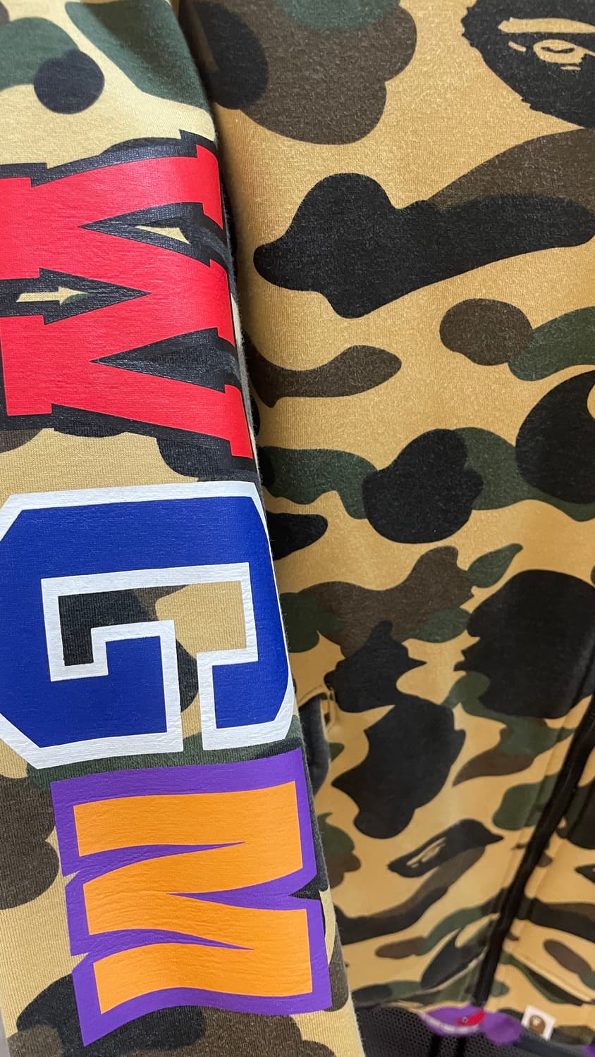 베이프 마원 자켓 항공점퍼 황계 L (bape ma-1) 상품이미지3