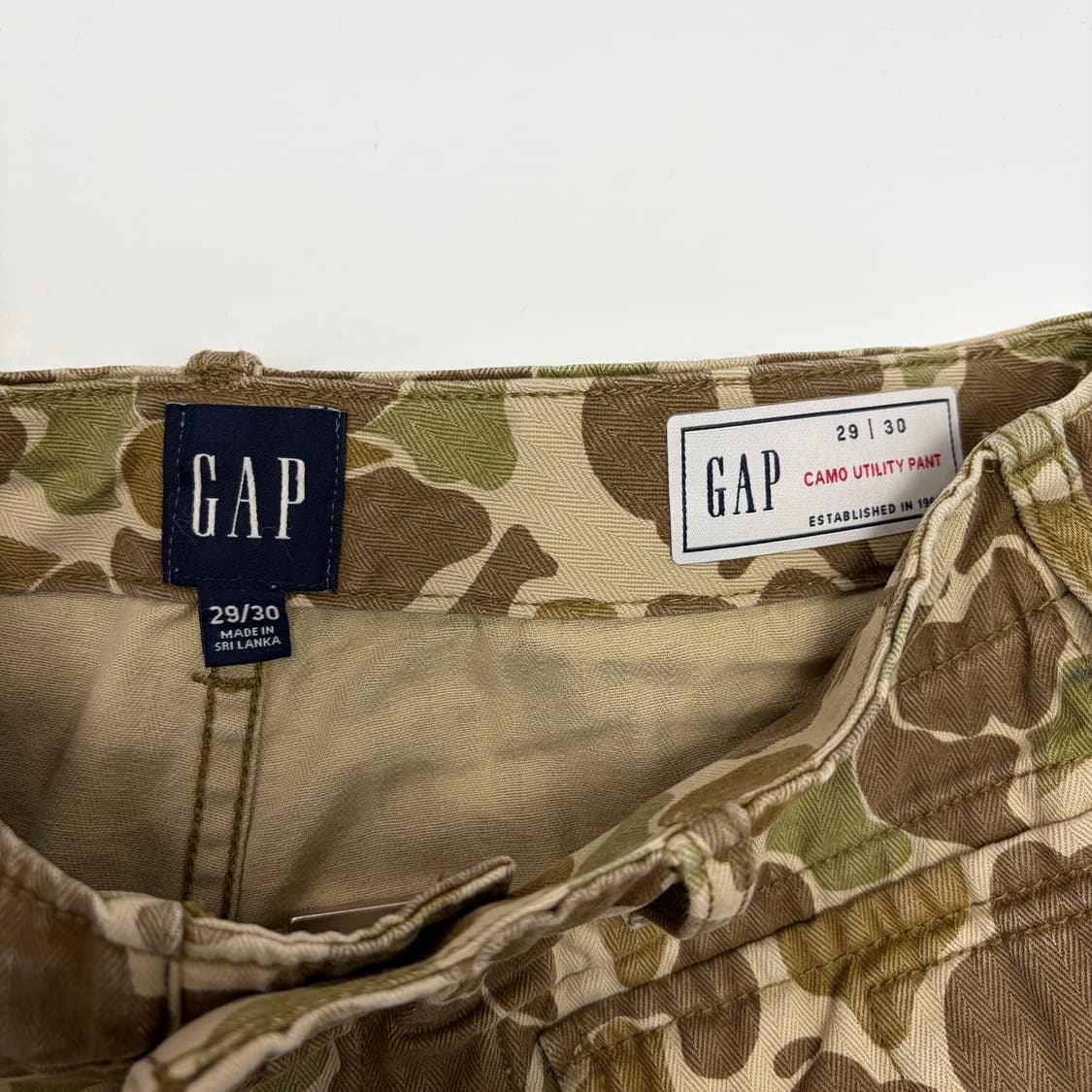 갭 gap 카모 카고 팬츠 바지 상품이미지5