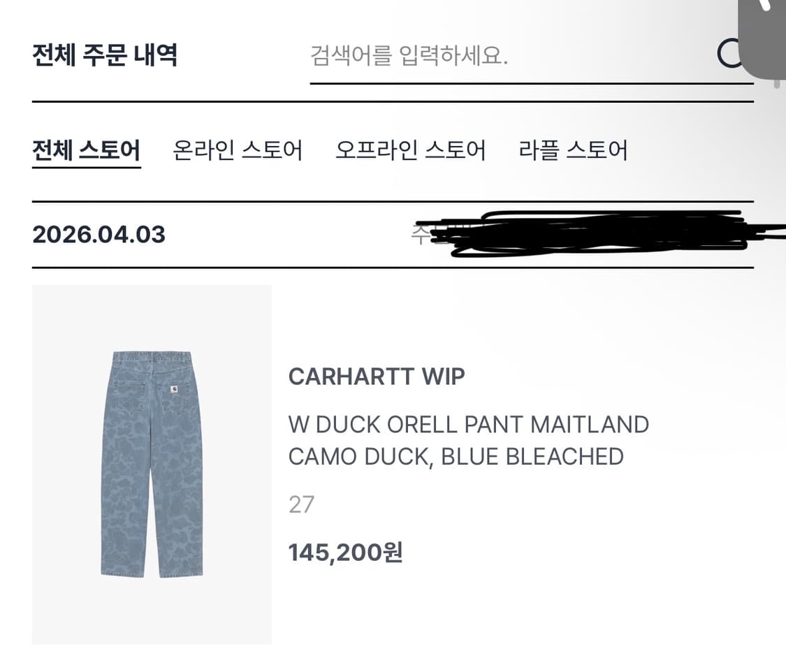 칼하트윕 우먼 덕 오렐 팬츠 27 상품이미지2