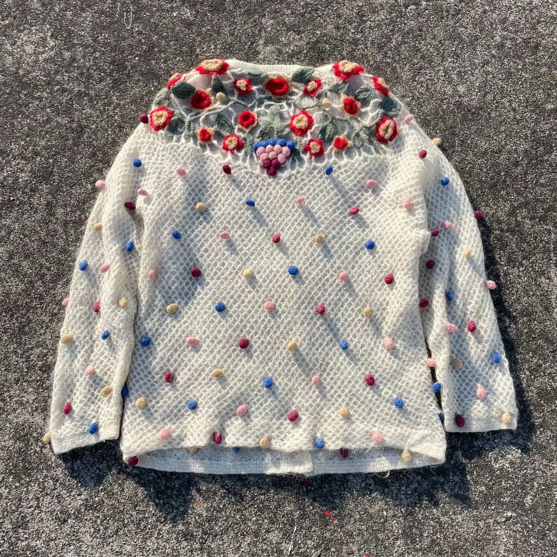 빈티지 모헤어 가디건 상품이미지4