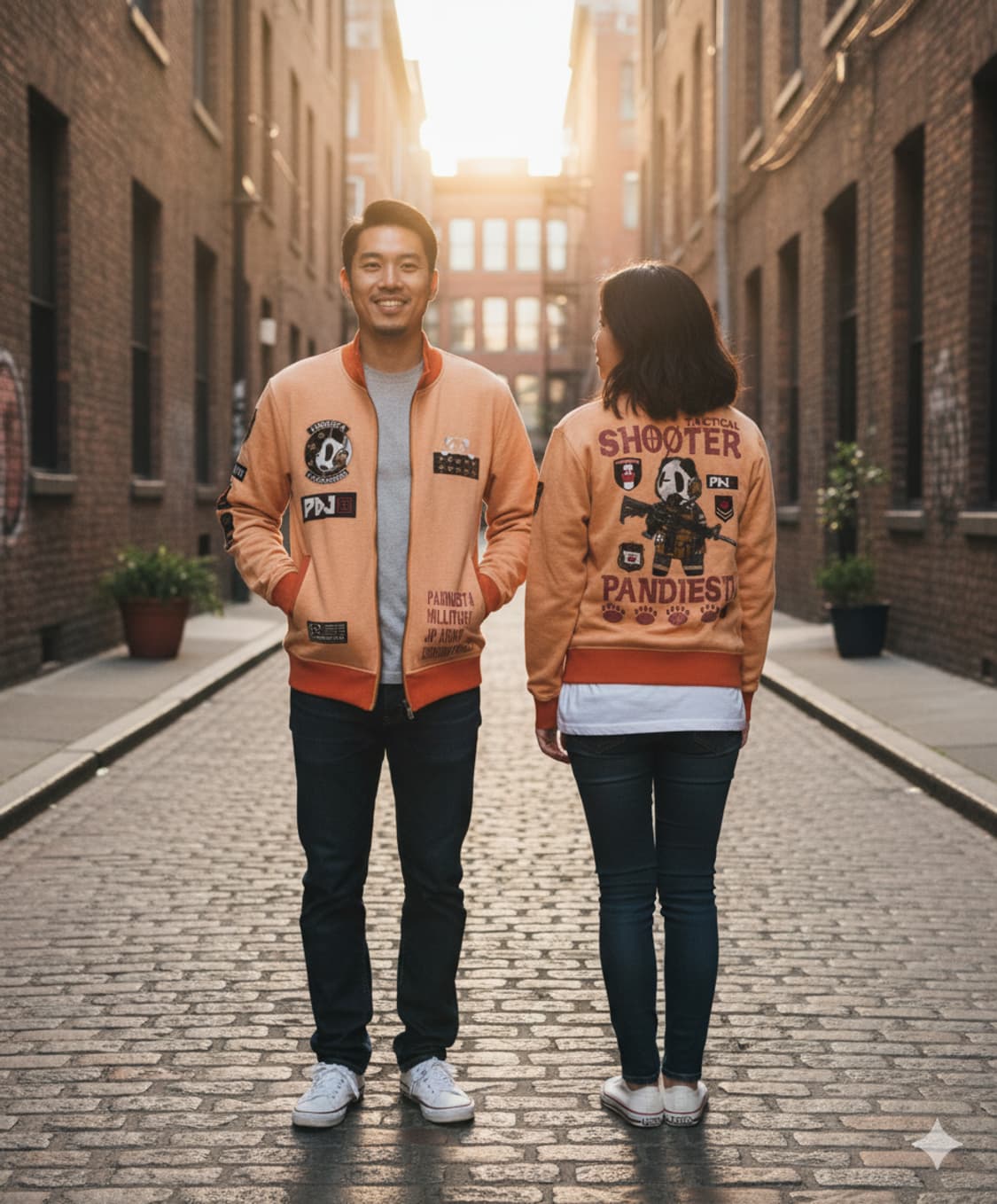 일본 판디에스타 PANDIESTA 봄버 집업 자켓 XL 상품이미지1