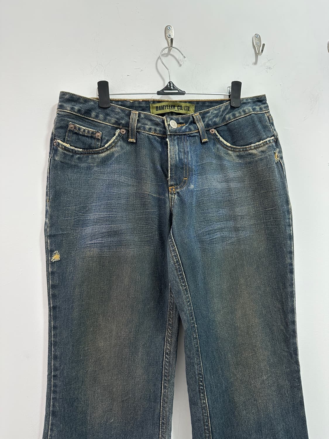 Fade lines flare cut denim pants 상품이미지5