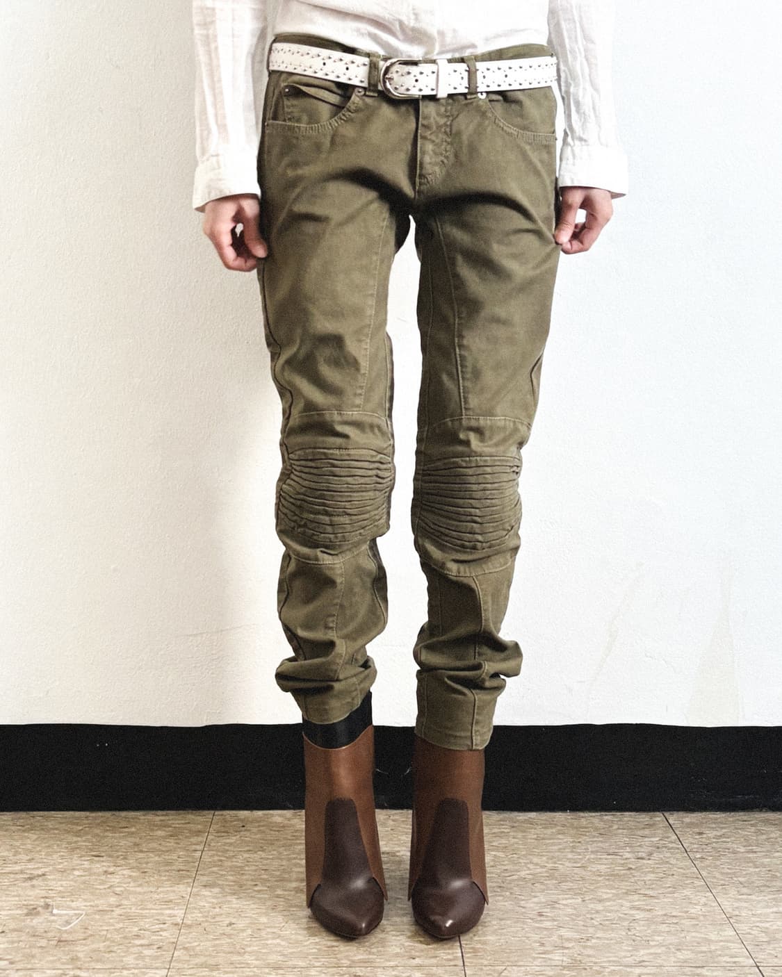 알렉산더맥퀸 11ss 바이커팬츠 상품이미지1