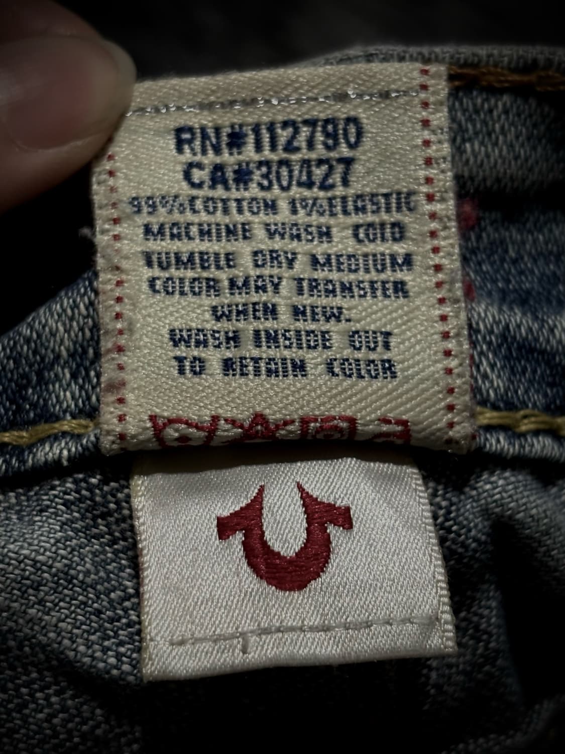 True Religion 포켓 스티치 디테일 워싱 데님 숏팬츠 상품이미지10