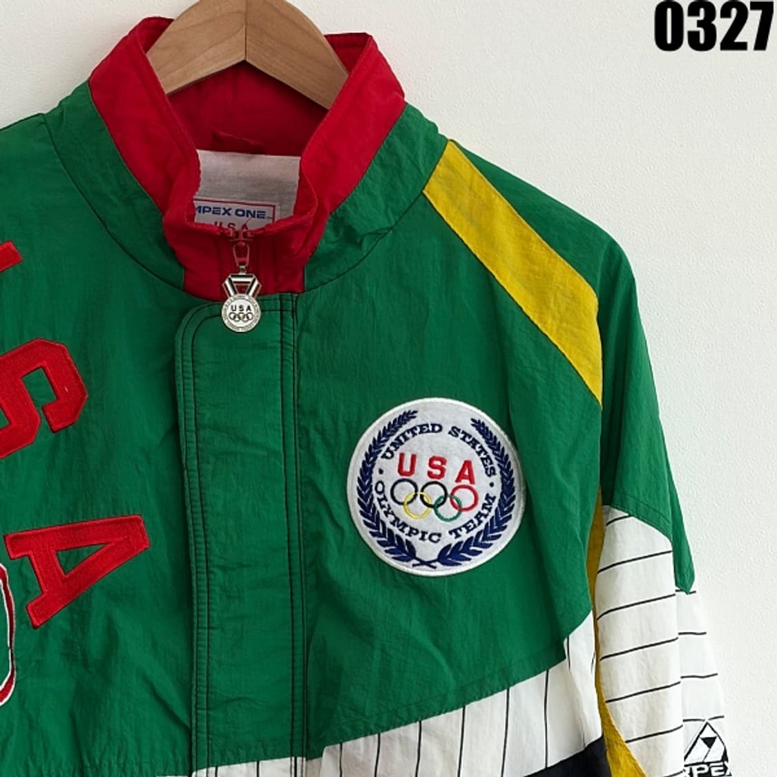 APEX ONE USA 올림픽 공식 라이선스 빈티지 자켓 XL 0327 상품이미지2