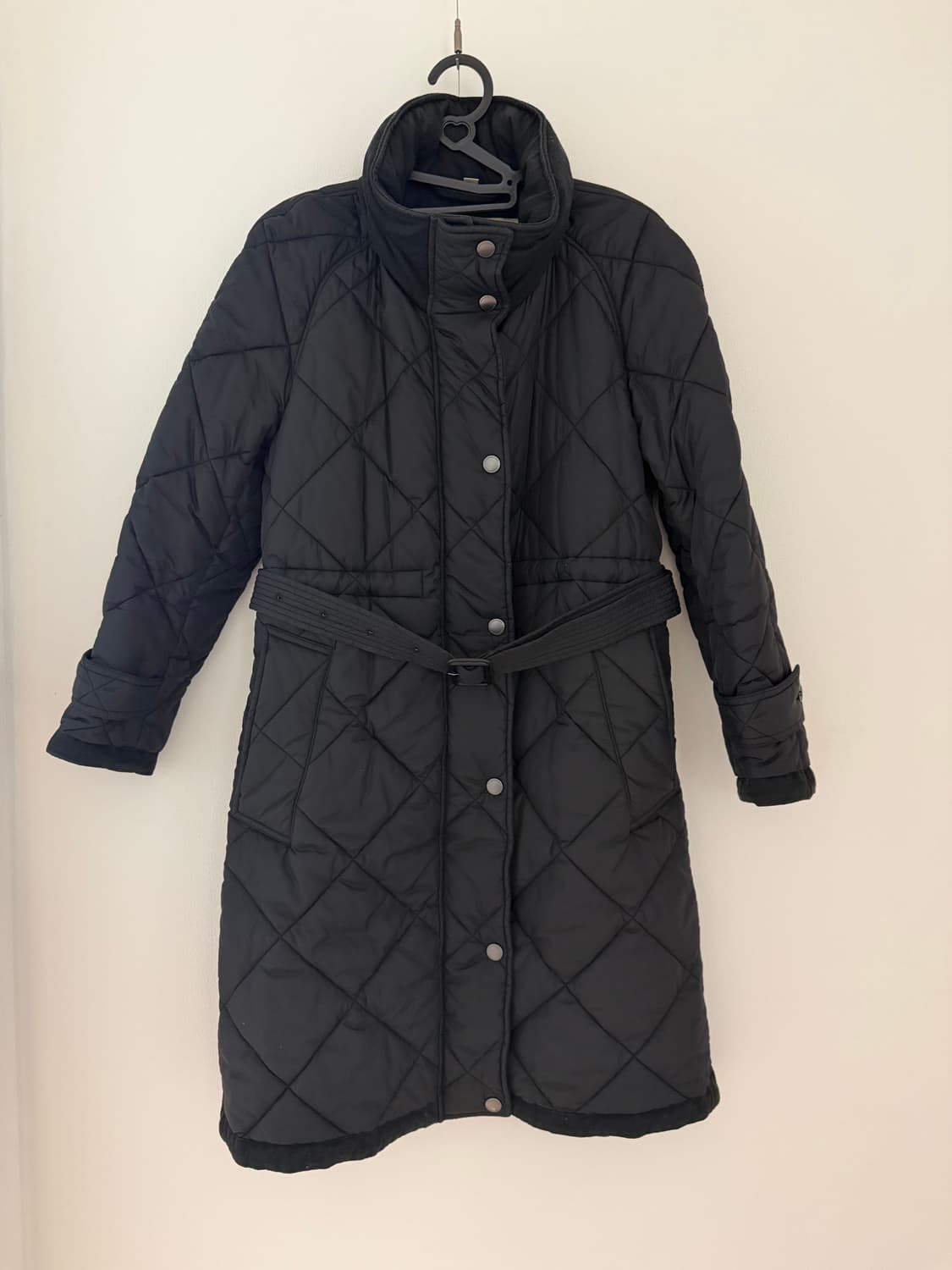 버버리 블랙 퀼팅 롱 코트 L(77) 상품이미지1