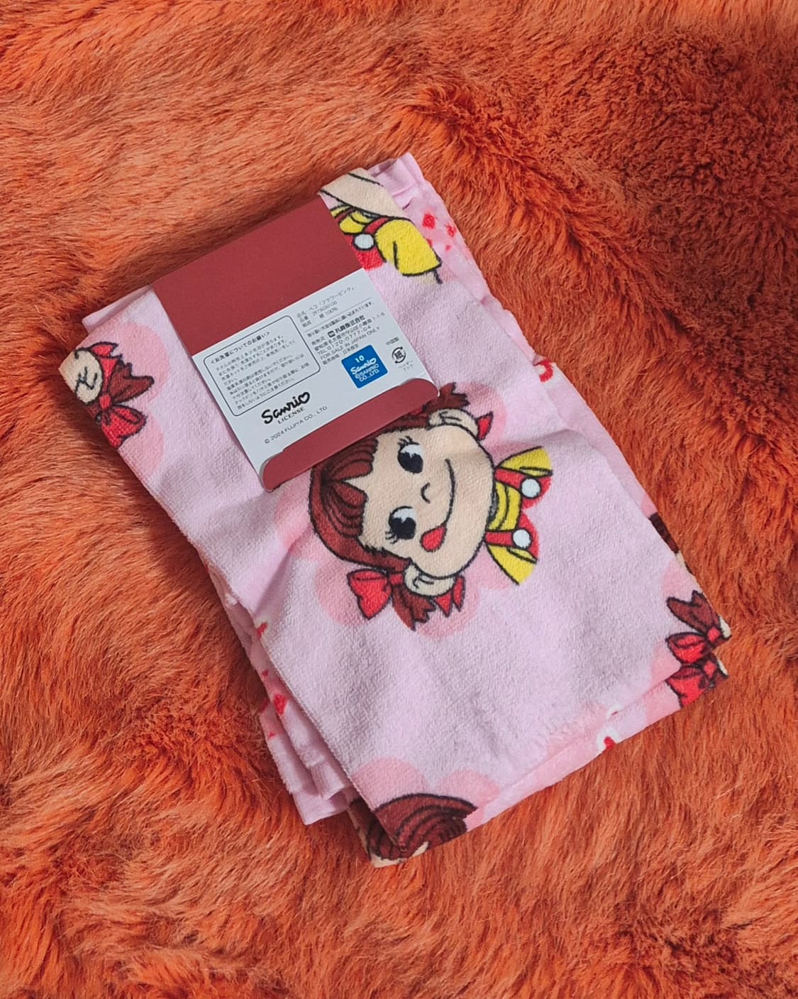 일본 peko 페코 수건 욕실수건  2장 세트 새상품 상품이미지3