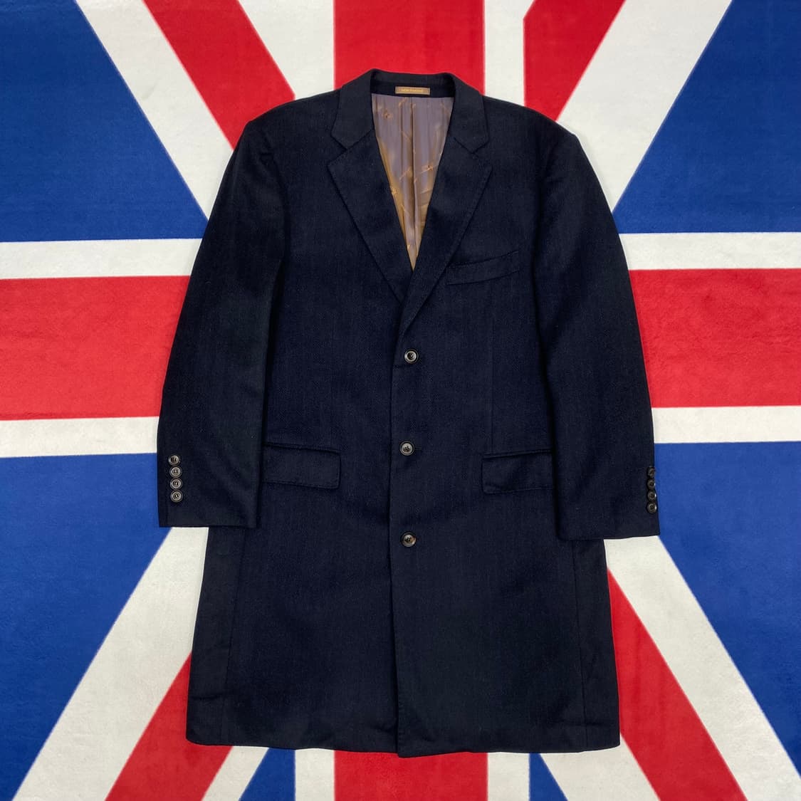 빈티지 헤링본 캐시미어코트 105 상품이미지1