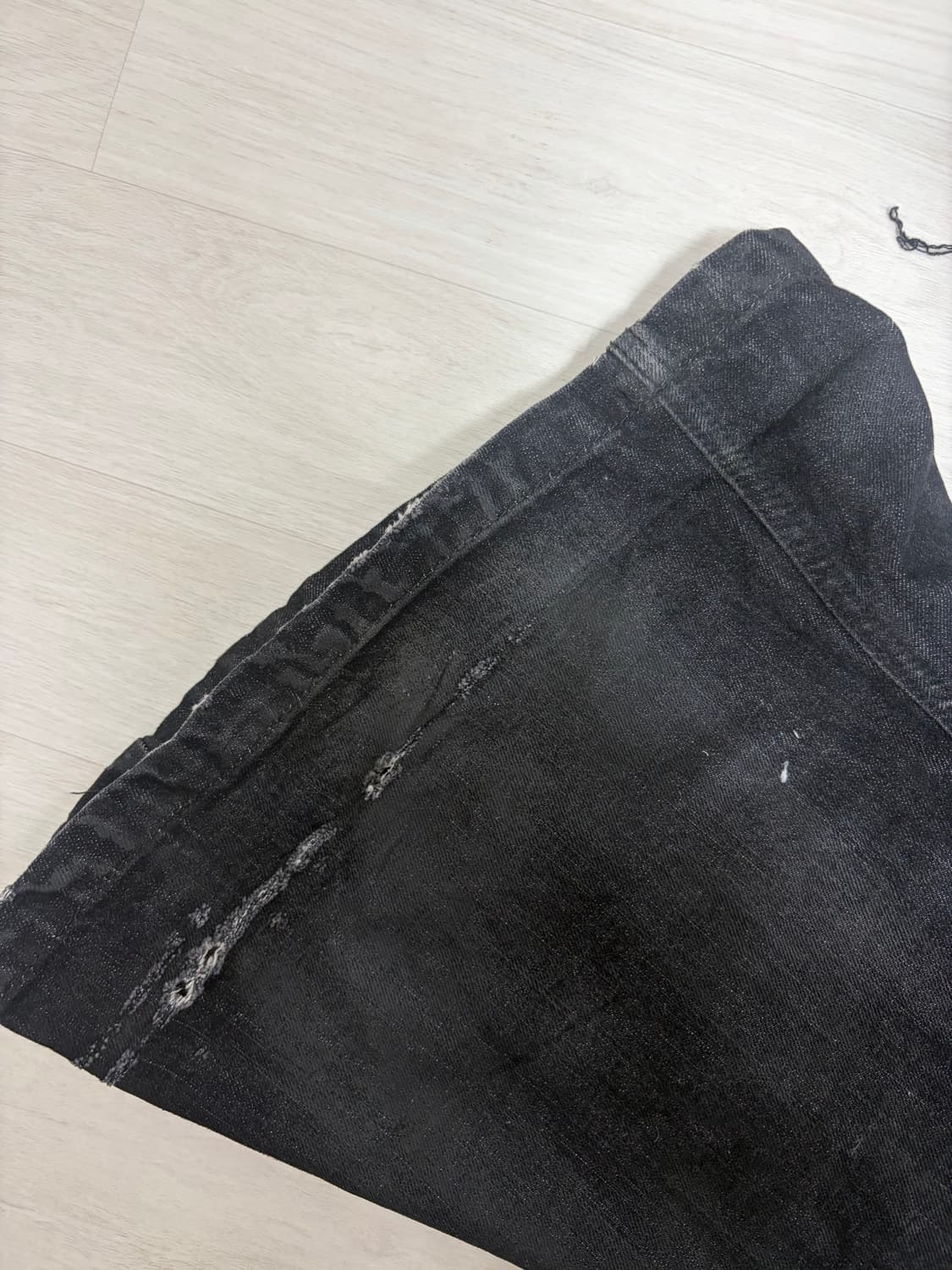 아이필유럭키 왁스코팅 부츠컷 팬츠L 상품이미지2