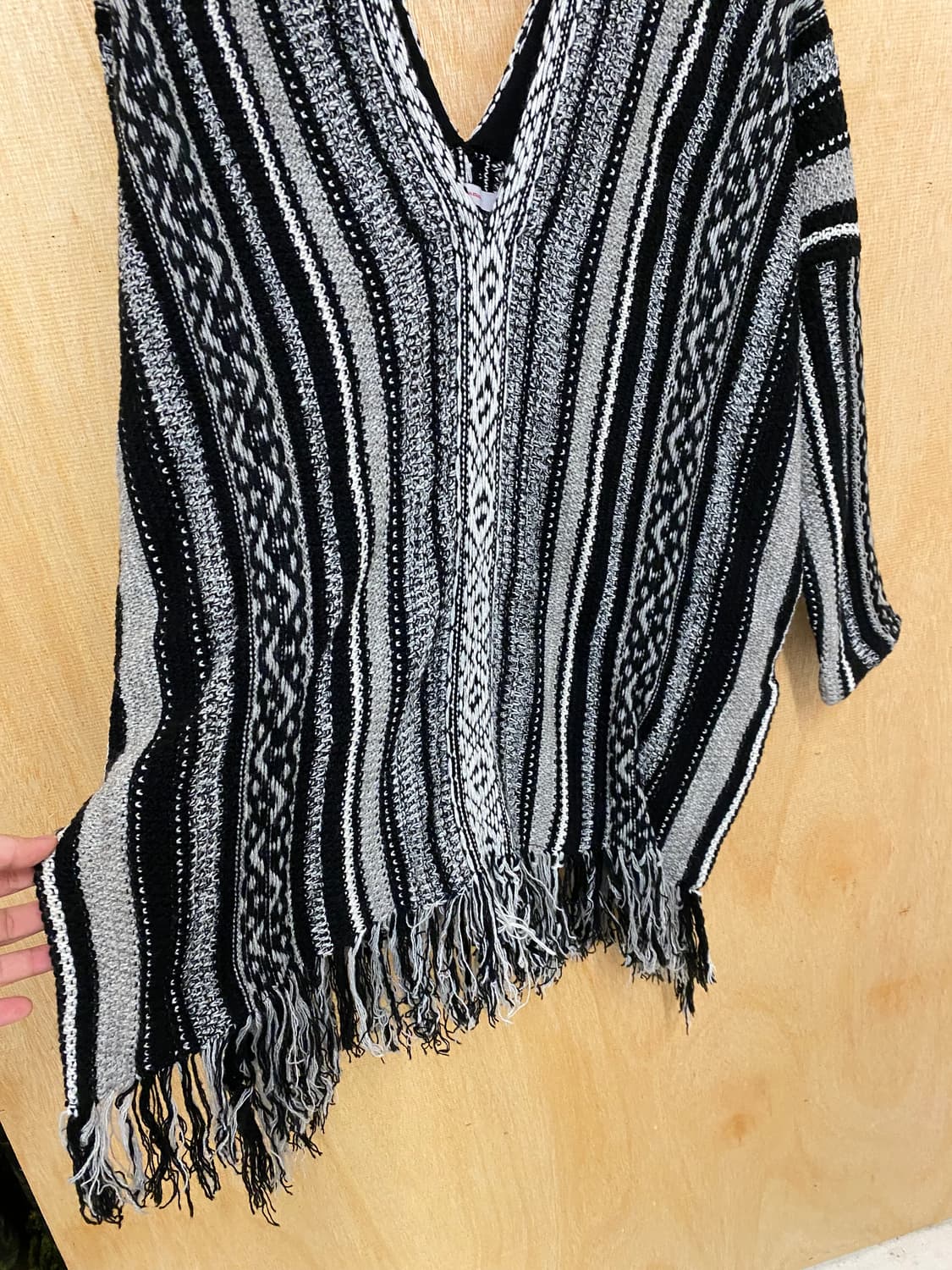 JOURNAL STANDARD fringe poncho 니트 프린지 판쵸 상품이미지3