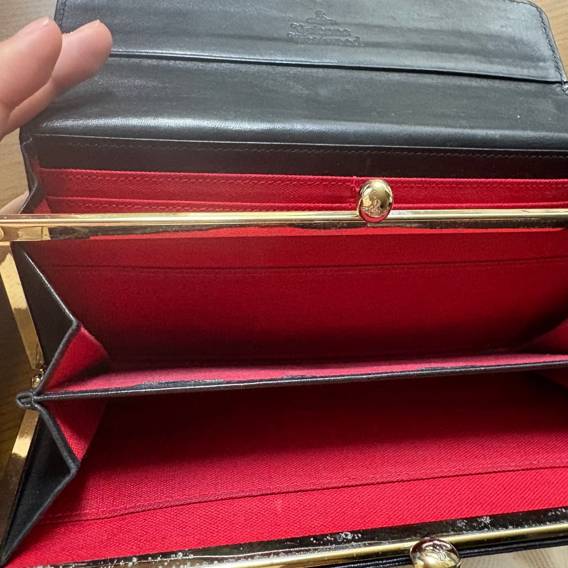 빈티지) 희귀매물 00s 비비안웨스트우드 타탄체크 장지갑 상품이미지5