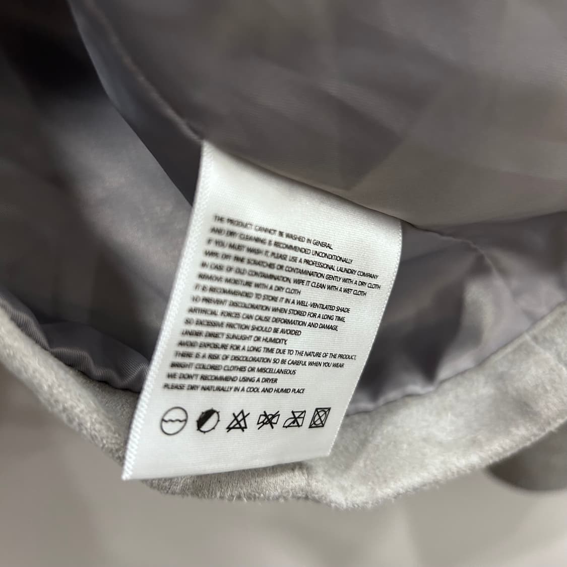 아이러니포르노 루즈핏 스웨이드 미니멀 자켓 상품이미지4