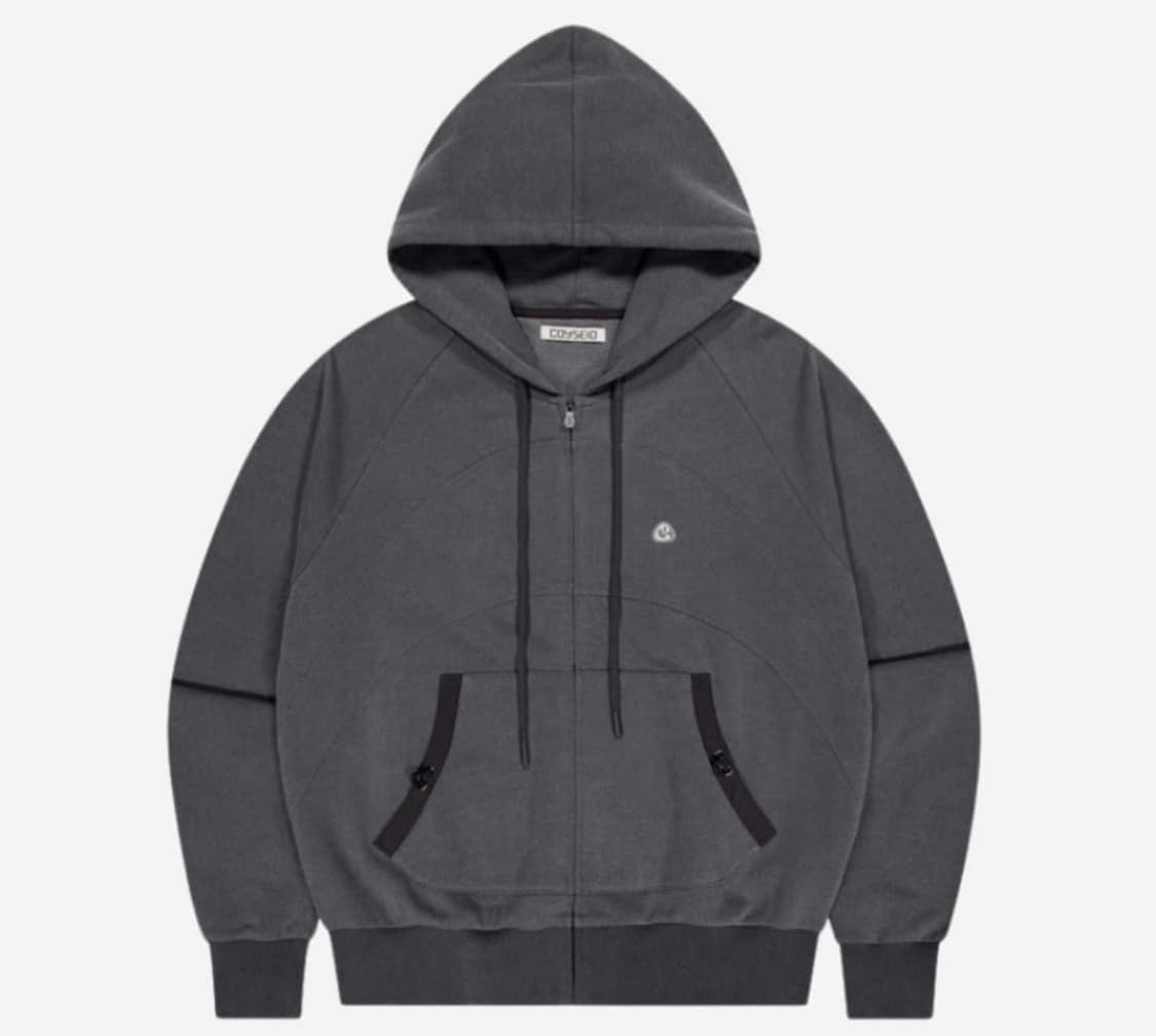 코이세이오 스트링 포켓 후드집업 상품이미지1