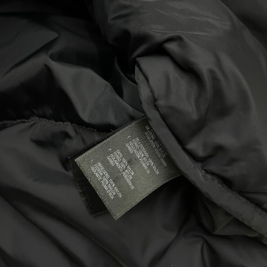 노스페이스 눕시 센터로고 초코브라운 패딩 M 상품이미지7