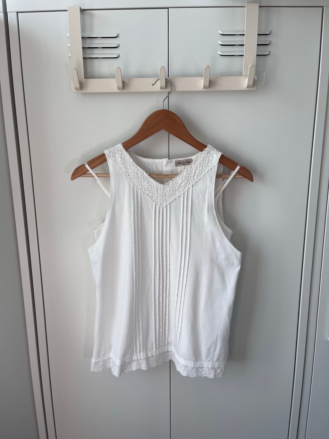 Samansa mos2 사만사모스 레이스 핀턱 주름 슬리브리스 상품이미지6